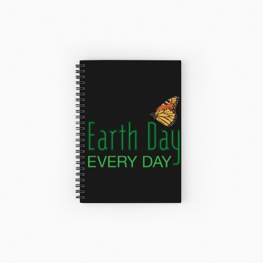 Earth Day Butterfly Spiral Notebooks   Ruled Line