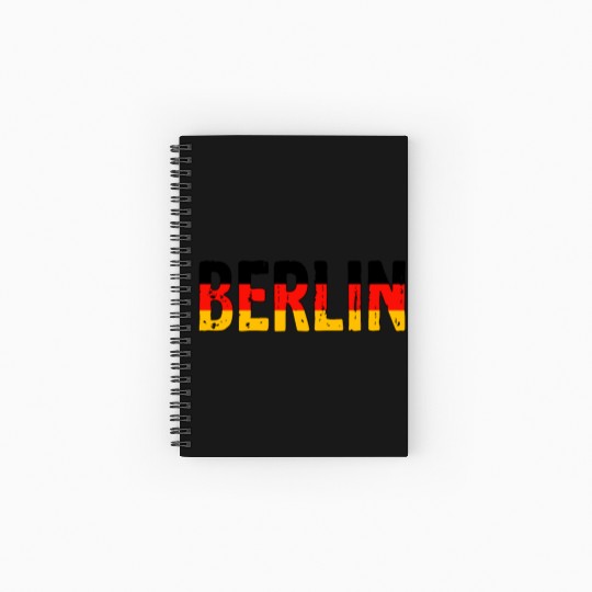 Berlin Germany design Spiral Notebooks   Ruled Line