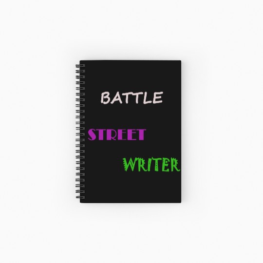 BATTLE STREET WRITER Spiral Notebooks   Ruled Line