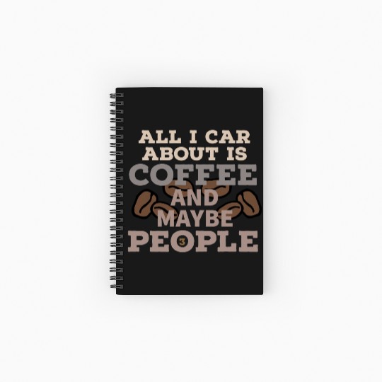 Coffee Spiral Notebooks   Ruled Line