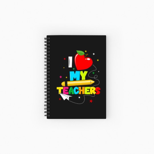 Graduation I Heart My Teachers I Love My Teachers Spiral Notebooks   Ruled Line