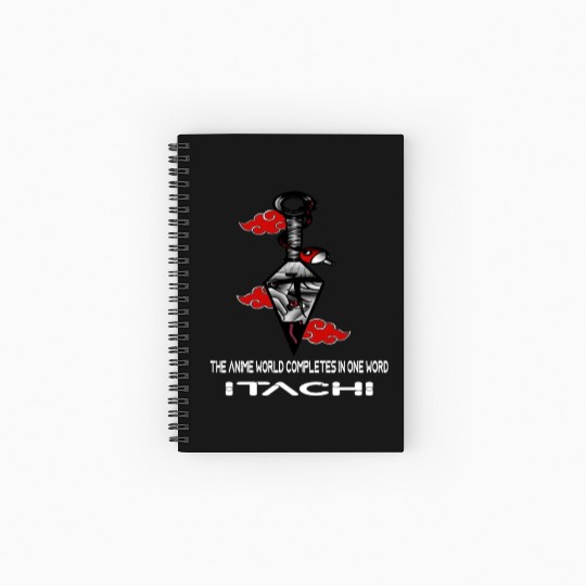 The anime world completes in one word Itachi Spiral Notebooks   Ruled Line