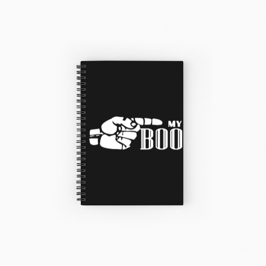 My Boo Gift for Couples His & Hers Valentine's Mat Spiral Notebooks   Ruled Line