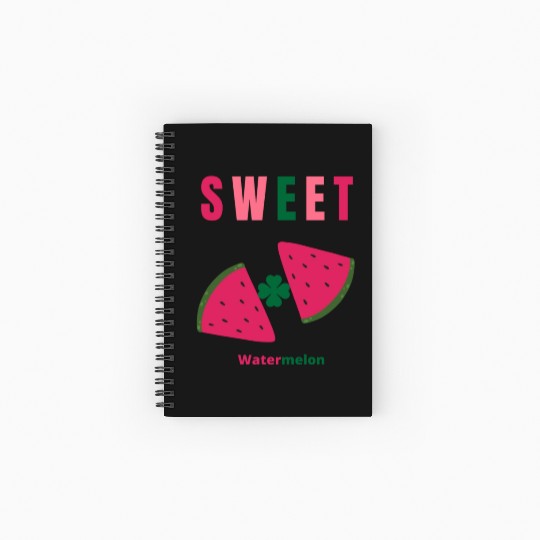 sweet watermelon Spiral Notebooks   Ruled Line