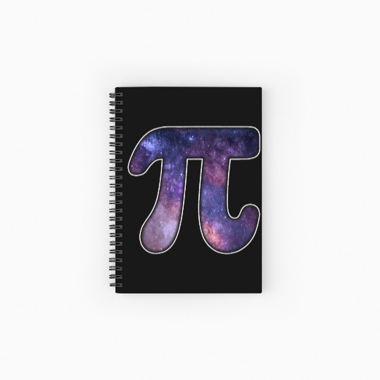 Galaxy Pi Math Science Astronomy Geek 3 14 Pi Day Spiral Notebooks   Ruled Line