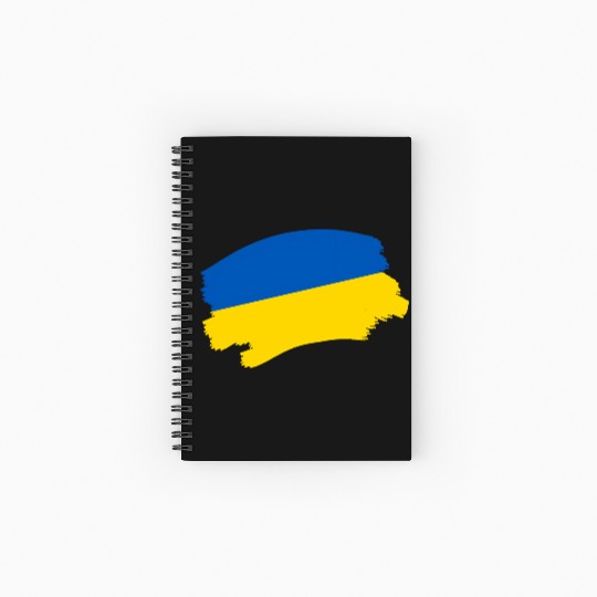 Ukrainian Flag Ukraine Spiral Notebooks   Ruled Line