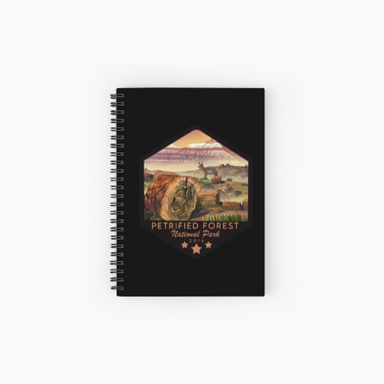 petrified forest national park Spiral Notebooks   Ruled Line