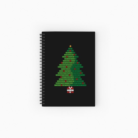Binary Tree Computer Programmers And Geek Spiral Notebooks   Ruled Line