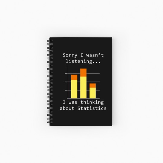 Thinking About Statistics Data Science Spiral Notebooks   Ruled Line