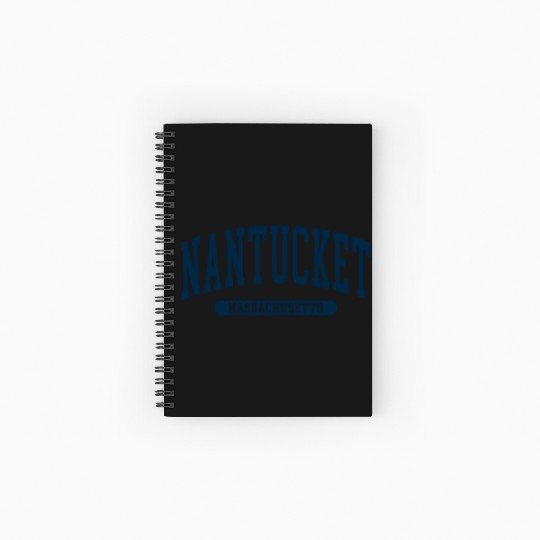 Nantucket Massachusetts Spiral Notebooks   Ruled Line