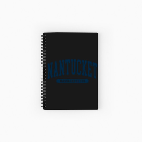 Nantucket Massachusetts Spiral Notebooks   Ruled Line