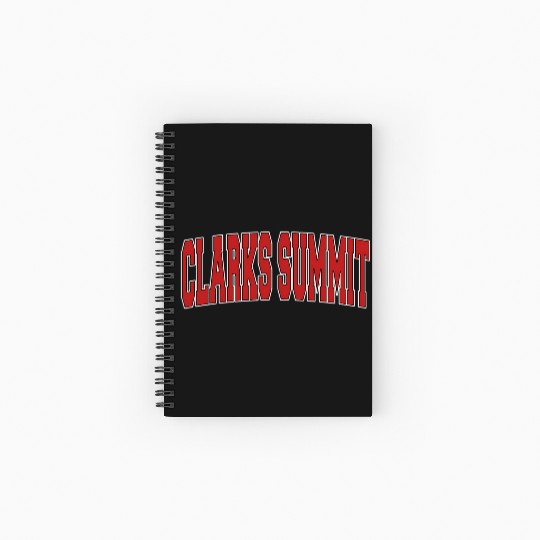 ClarSummit Pa Pennsylvania Varsity Style Usa Sport Spiral Notebooks   Ruled Line