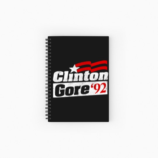 Clinton Gore Bill Clinton 92 Elect Spiral Notebooks   Ruled Line