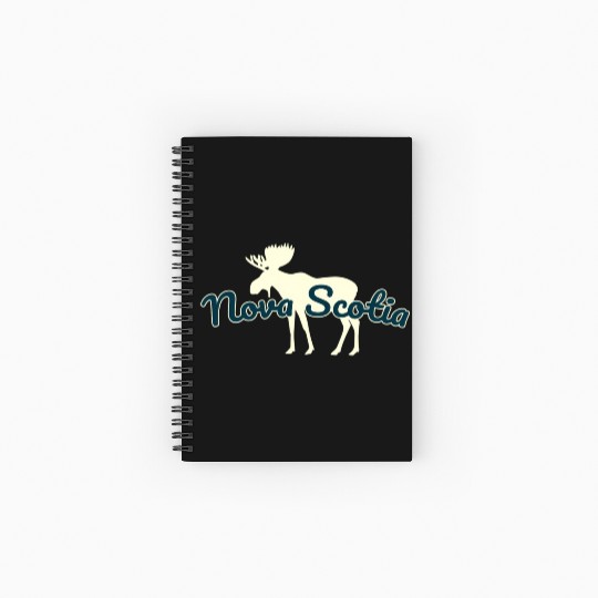 Nova Scotia Moose Or Spiral Notebooks   Ruled Line