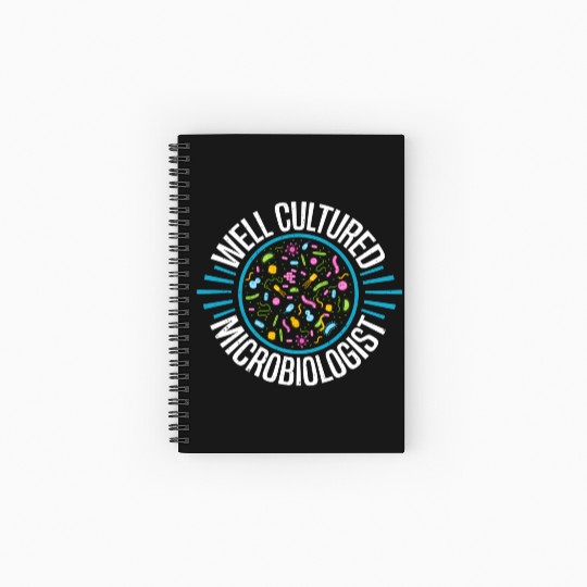 Medical Microbiology Microbiologist Microbiology Spiral Notebooks   Ruled Line