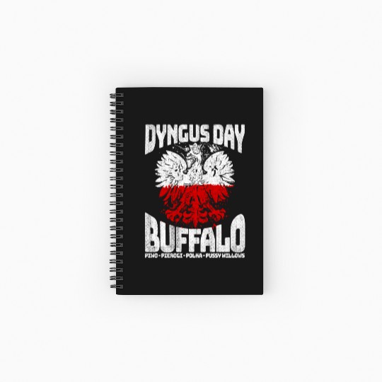 Dyngus Day Buffalo Piwo Pierogi Polka Spiral Notebooks   Ruled Line