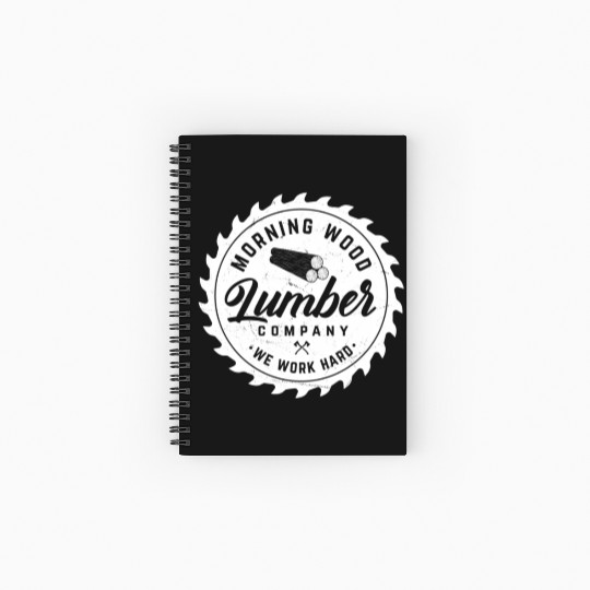 Morning Lumber Company Camping Wood Spiral Notebooks   Ruled Line