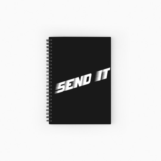 Dirt Bike Send It Motocross Spiral Notebooks   Ruled Line
