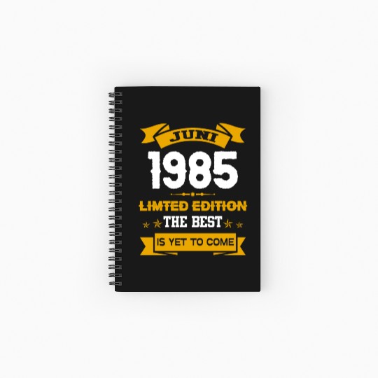 June 1985 Birthday Surprise Spiral Notebooks   Ruled Line