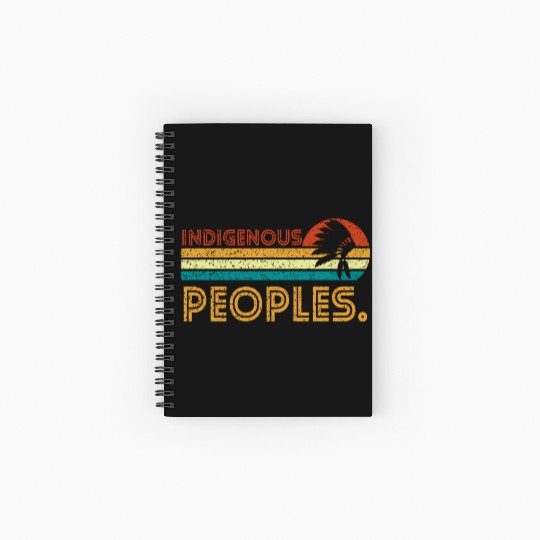 Indigenous Peoples Day Spiral Notebooks   Ruled Line
