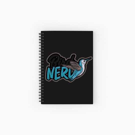 Bird Desig for Birdwatcher Bird Nerd Lover Bird Spiral Notebooks   Ruled Line