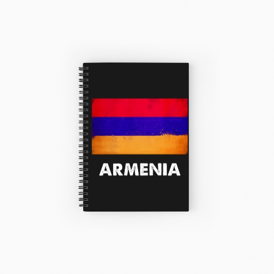Armenia Flag Armenian Spiral Notebooks   Ruled Line