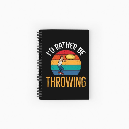Disc Golf Design For A Disc Golf Coach Spiral Notebooks   Ruled Line
