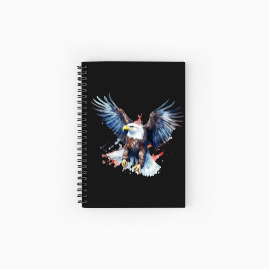 Eagle 4Th July Independent Day Spiral Notebooks   Ruled Line