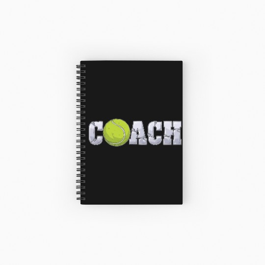 Tennis Coach Coaching Assistant Coach Tennis Team Spiral Notebooks   Ruled Line