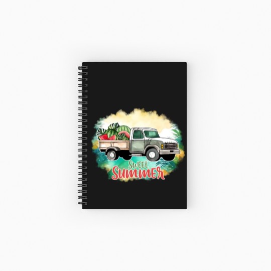 Summer vibes Spiral Notebooks   Ruled Line
