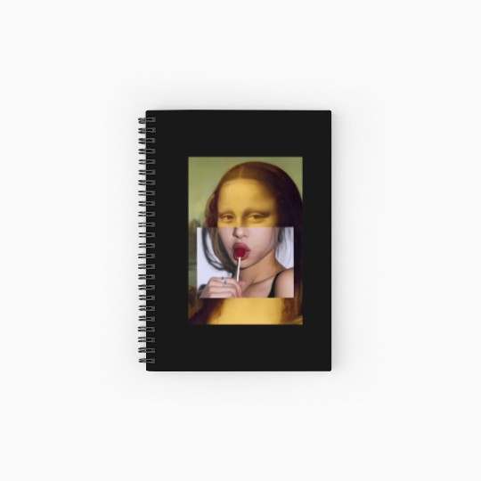 Mona Lisa Lollipop Mona Lisa Spiral Notebooks   Ruled Line