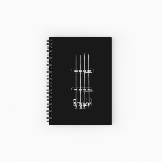 Bass Player For Bassists Spiral Notebooks   Ruled Line
