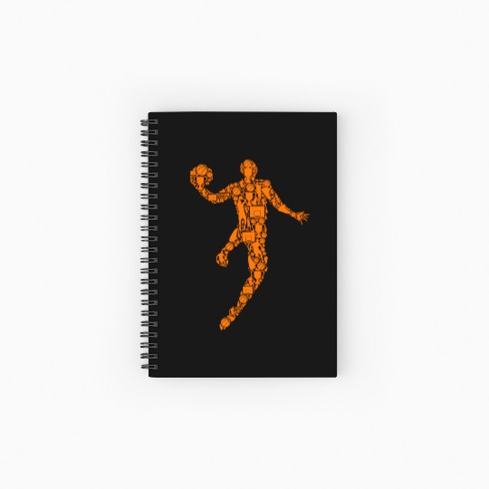 Baetball Player Coach Spiral Notebooks   Ruled Line