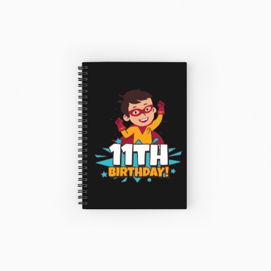11th birthday Spiral Notebooks   Ruled Line