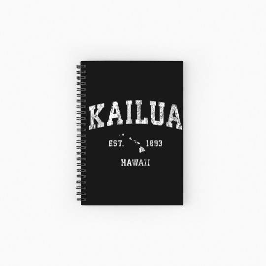 Kailua Hawaii Hi Athletic Sports Spiral Notebooks   Ruled Line