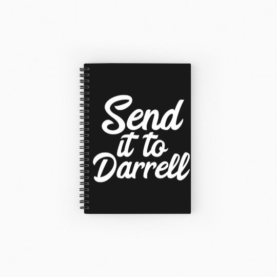 Send It To Darrell La-La Spiral Notebooks   Ruled Line