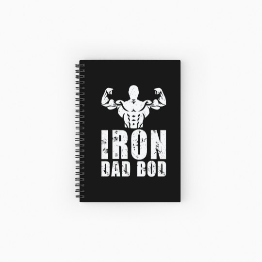 Fitness Fathers Day Gym Workout Training Coach Spiral Notebooks   Ruled Line