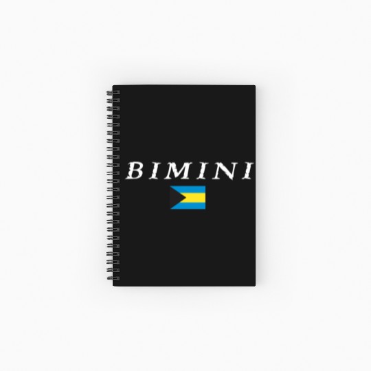 Bimini National Flag Of The Bahamas Spiral Notebooks   Ruled Line
