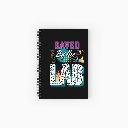 Saved By The Lab Lab Week Medical Laboratory Tec Spiral Notebooks   Ruled Line