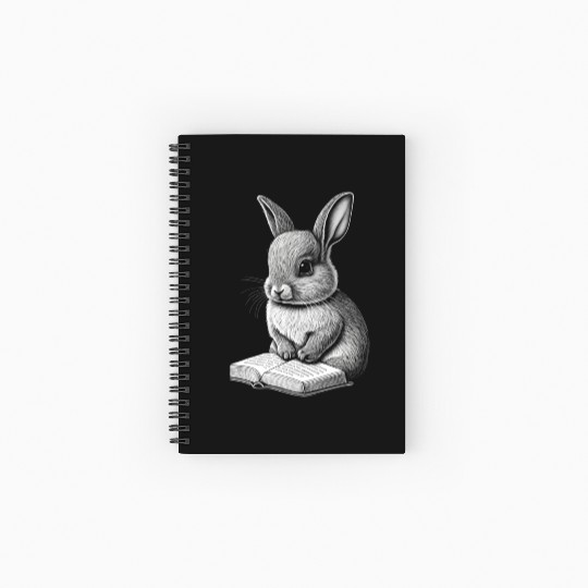 Bunny Easter Rabbit Wo Spiral Notebooks   Ruled Line