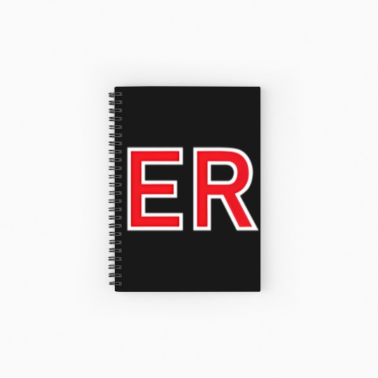 Er Nurse For Rn Lvn Emt Doctor In Medical Field Spiral Notebooks   Ruled Line