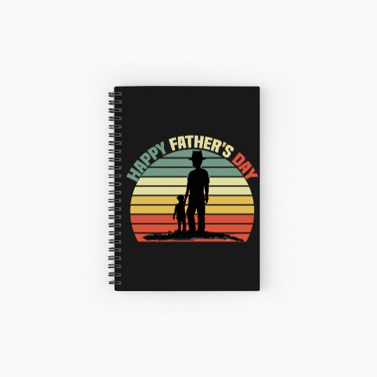 Father's Day Spiral Notebooks   Ruled Line