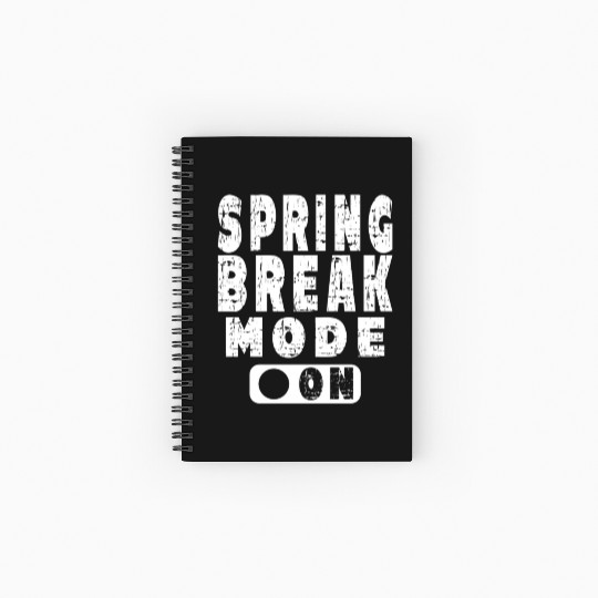 Spring Break Mode On Vintage Spiral Notebooks   Ruled Line