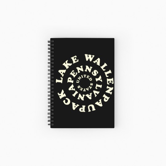 Lake Wallenpaupack Pennsylvania Trees Spiral Notebooks   Ruled Line