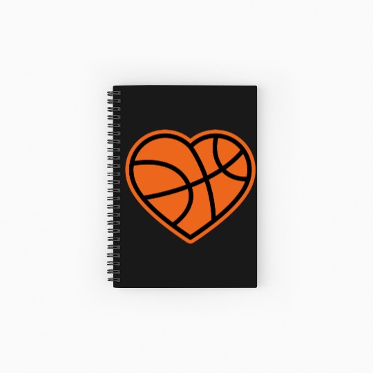 I love Basketball Players Spiral Notebooks   Ruled Line