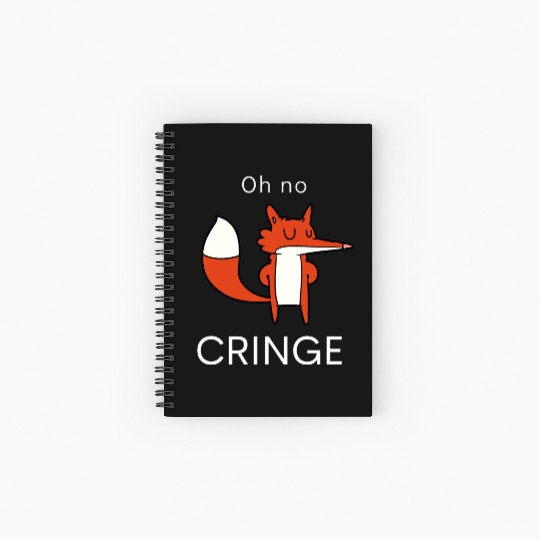 Oh no Cringe Spiral Notebooks   Ruled Line