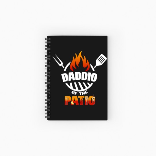 Daddio of the Patio Father's Day Souvenirs Spiral Notebooks   Ruled Line