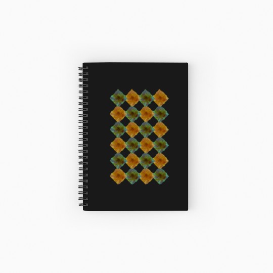 Rhombus of Autumn. Spiral Notebooks   Ruled Line