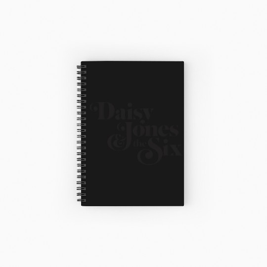 Daisy Jones The Six - Logo Spiral Notebooks   Ruled Line