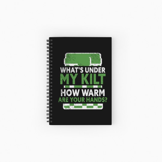 Kilt Scottish Highland Games Renaissance Festival Spiral Notebooks   Ruled Line